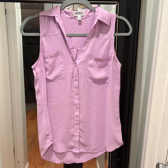 Express Tops - Express Women's Light Purple Sleeveless Blouse